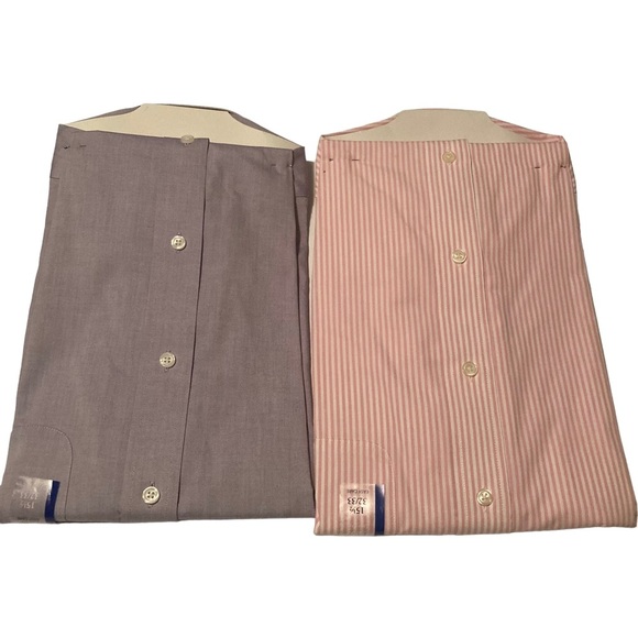 2 Croft & Barrow Easy Care Classic Fit Long Sleeve Button Downs 15.5 32/33 - Picture 2 of 7